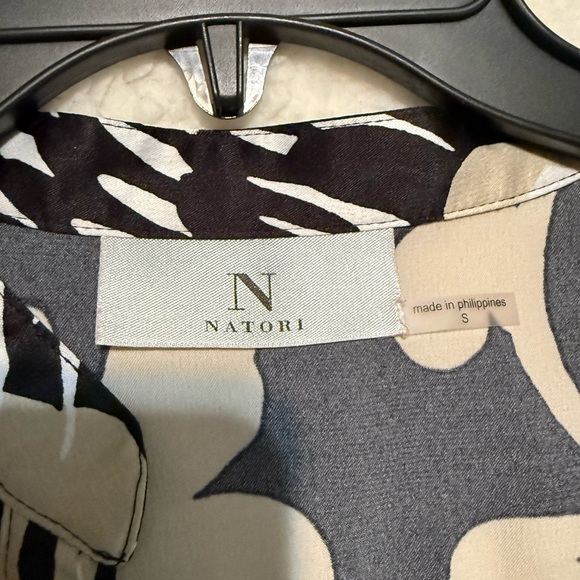 Natori Caftan (Kaftan) Lounge Dress SMALL Pull Over Kimono w/ pockets - Picture 4 of 9